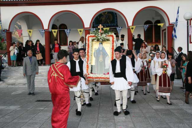 Με λαμπρότητα τελέστηκε ο εορτασμός του Αγίου Ανδρέα του Ερημίτη στο Χαλκιόπουλο