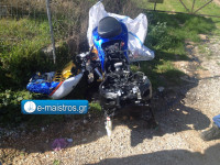 Στο Νοσοκομείο του Ρίου ο διακομίστηκε ο οδηγός της μοτοσικλέτας από το χθεσινό τροχαίο