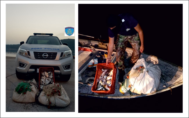Νέο διπλό ο χτύπημα στην παράνομη αλιεία εντός Αμβρακικού Κόλπου
